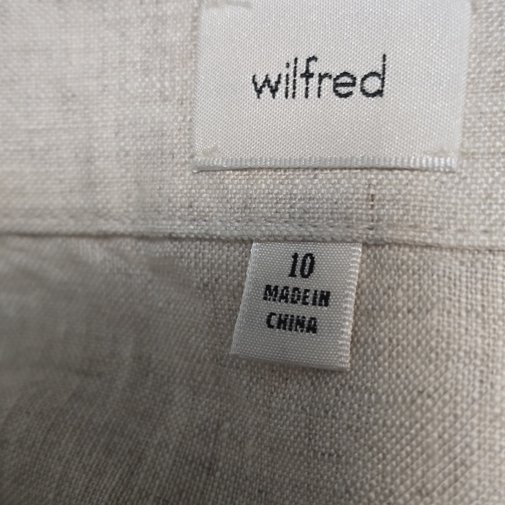 Wilfred Chariot 100% Linen Natural Ecru Maxi Skirt - Picture 9 of 9